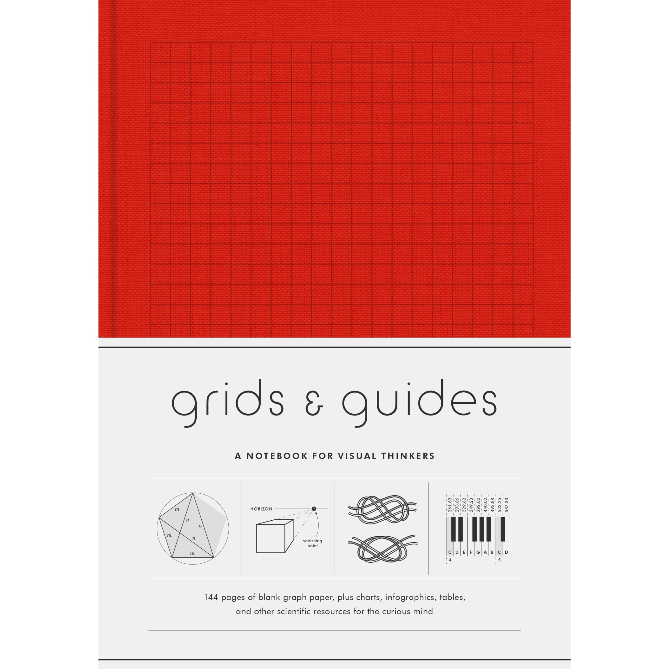 Grids & Guides (Red) A Notebook for Visual Thinkers | Princeton