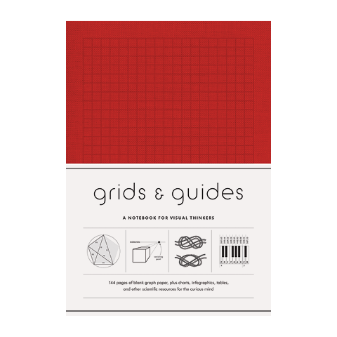 Grids & Guides (Red) A Notebook for Visual Thinkers | Princeton
