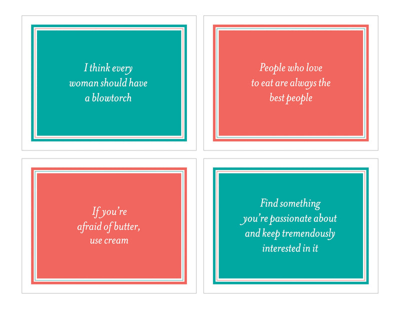 Julia Child Notecards Princeton Architectural Press