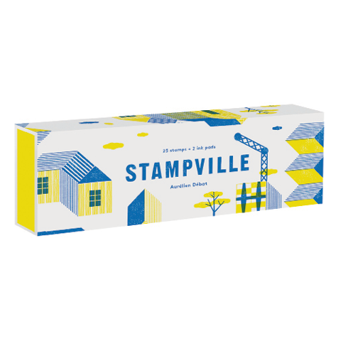 Stampville 25 stamps + 2 ink pads | Princeton Architectural Press