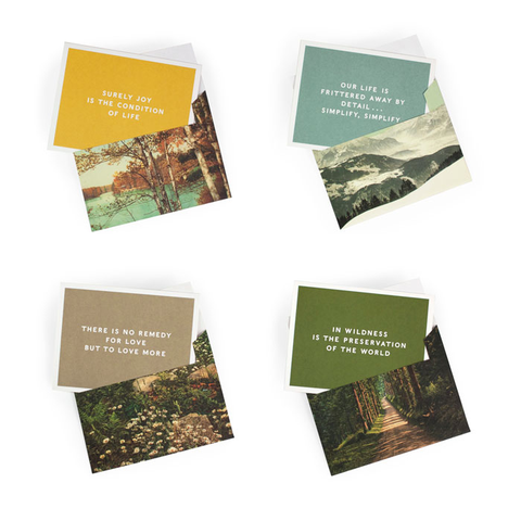 Thoreau Notecards Henry David Thoreau